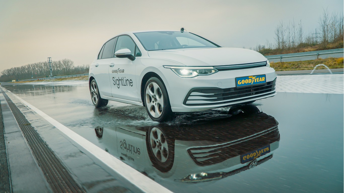 Goodyear és TNO: Új technológia a közlekedési balesetek minimalizálására kedvezőtlen időjárásban